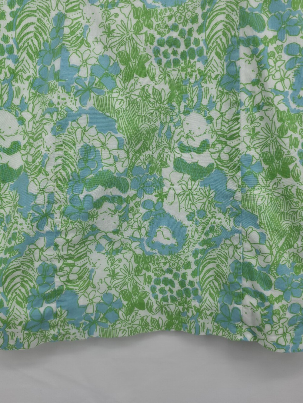 Lilly Pulitzer Green and Blue Floral Mini Dress - Picture 5 of 14